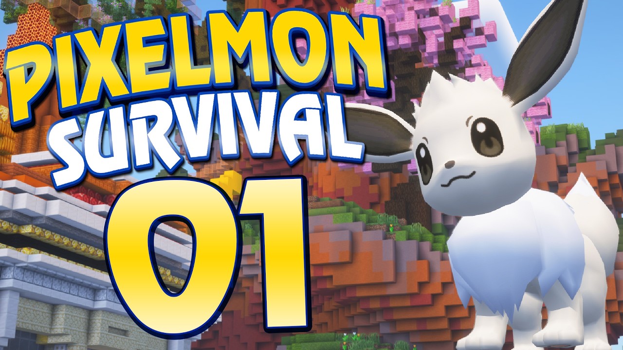 A NEW ADVENTURE! | Pixelmon Survival Day 1