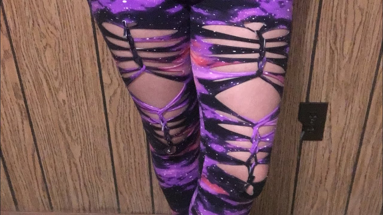 DIY Diamond Galaxy Leggings