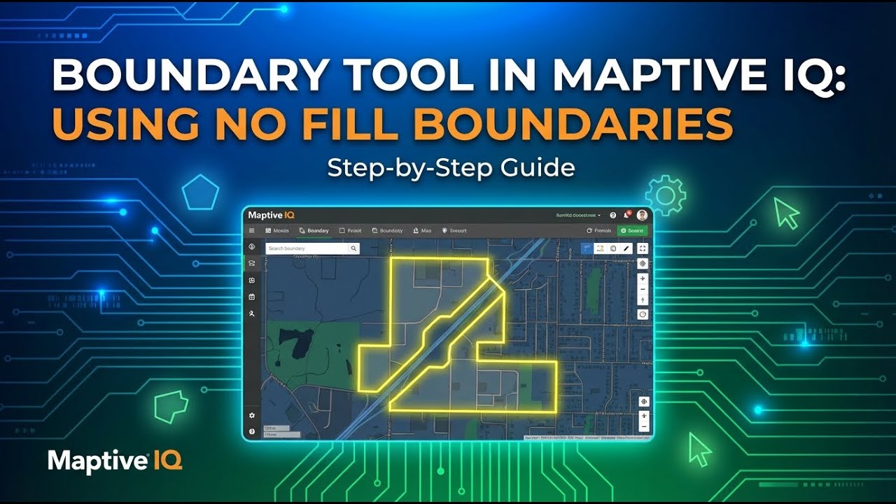 Boundary Tool in Maptive IQ: Using No Fill Boundaries