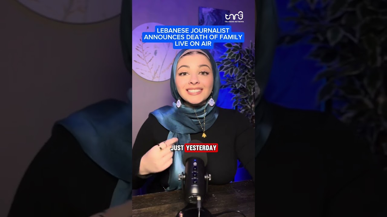 Lebanese Journalist Announces Death of Family Live on Air