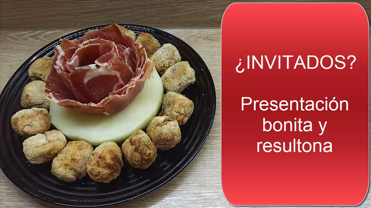 Melón con jamón. Recetas bonitas para invitados. Presentación bonita y fácil. Rico no. Lo siguiente.