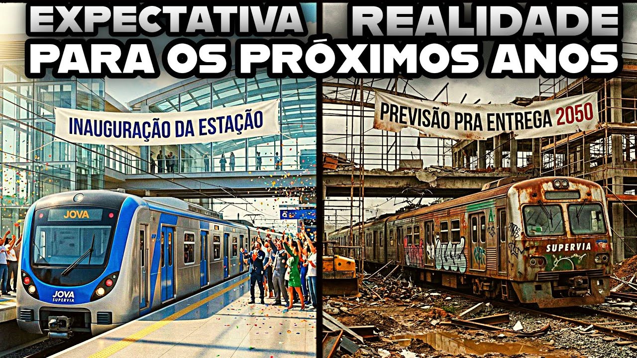 🚆🔥 O FUTURO DOS TRENS &Eacute; METR&Ocirc;S DO BRASIL! SUPERVIA, METR&Ocirc; RIO E O TREM-BALA