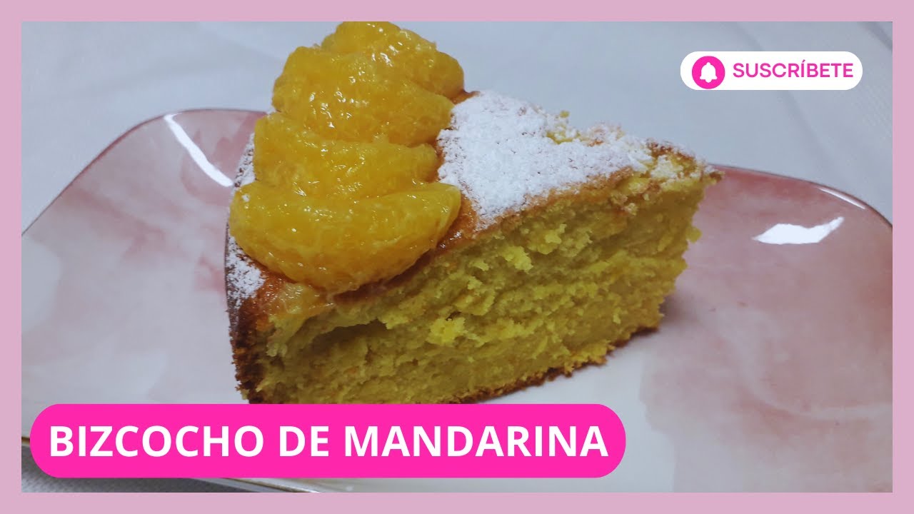 Amarás la jugosidad de este bizcocho de mandarina!