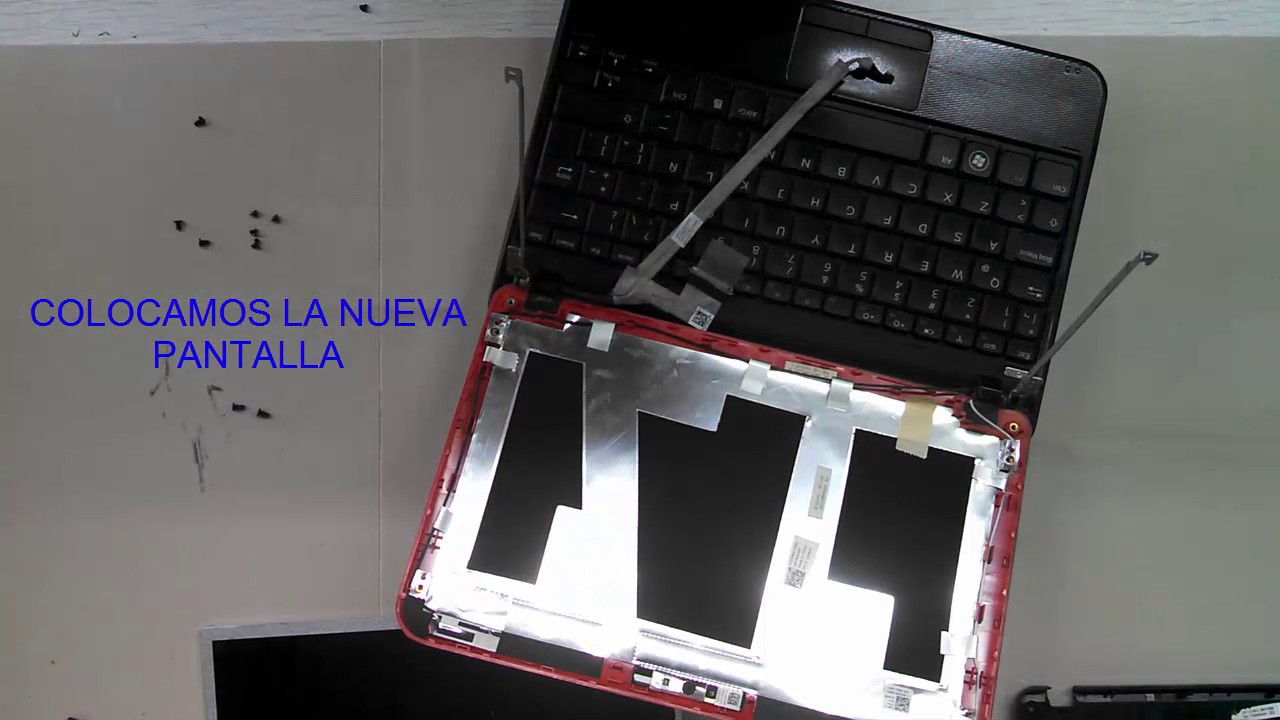 Como cambiar la pantalla de una Dell Inspiron mini 1018
