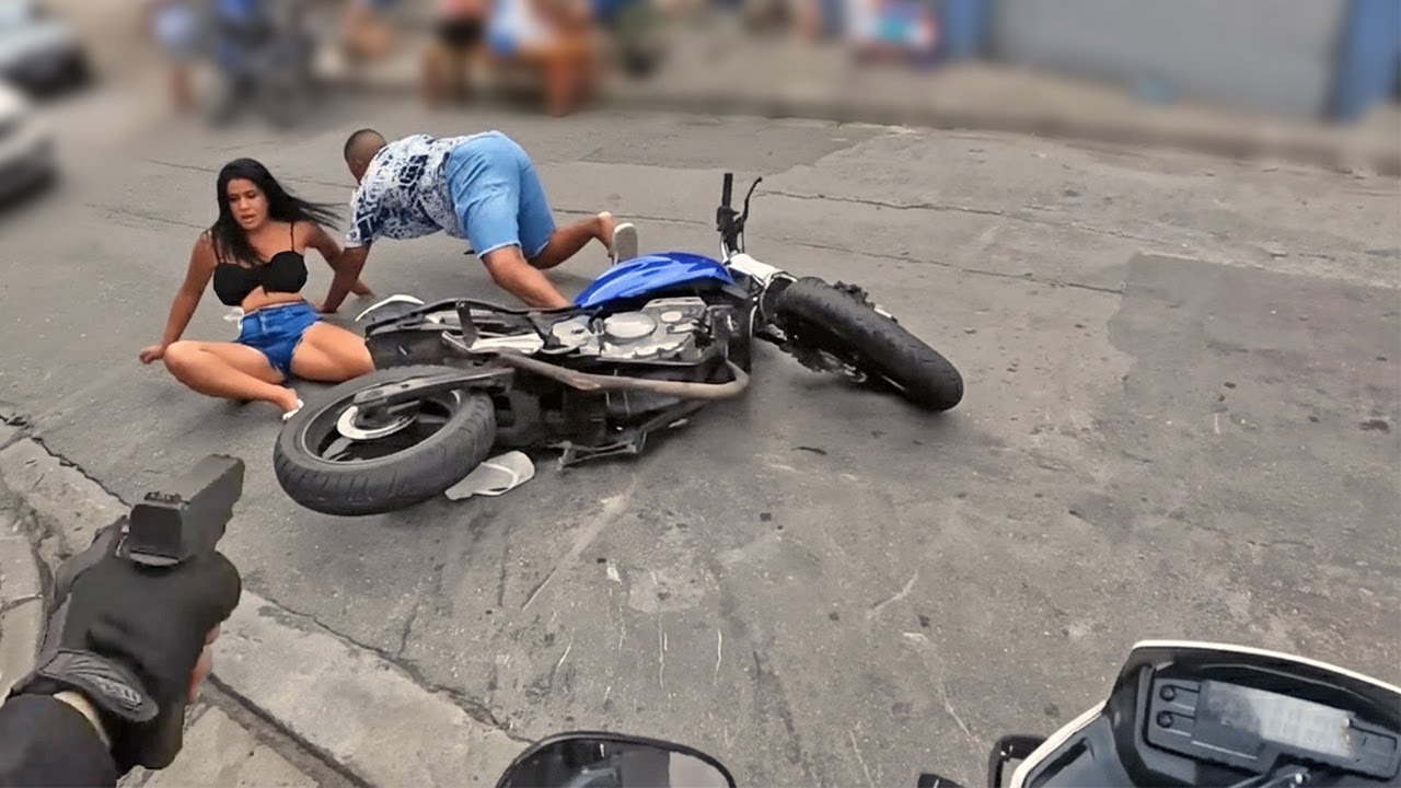 7 Persecuciones POLICIALES en Moto que TERMINARON en DESASTRE ABSOLUTO 💀