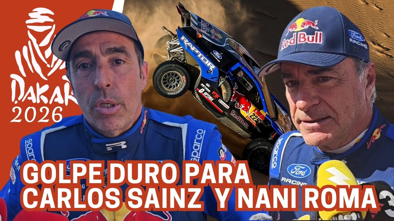 DESASTRE total para Carlos SAINZ y Nani ROMA en la etapa 10 del DAKAR 🏜️🔥