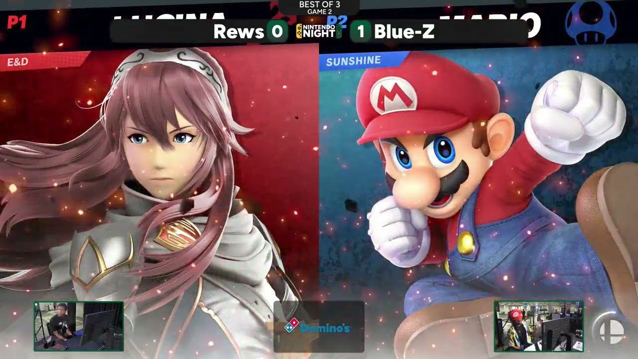 BMS @ Nintendo Night Losers Quarters - Blue-Z (Mario) vs Rews (Lucina)