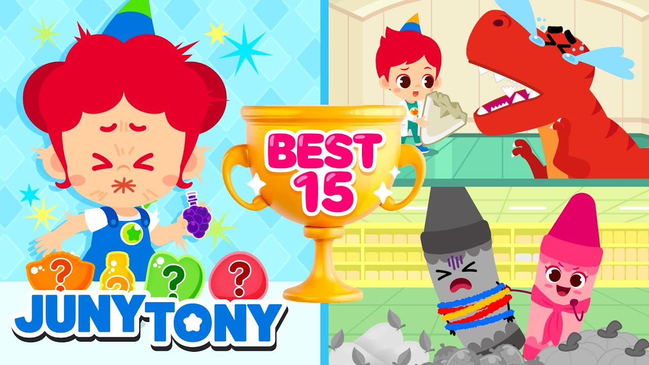 🏆 BEST Kids Songs Compilation | Nursery Rhymes and Cartoons for Kids | JunyTony
