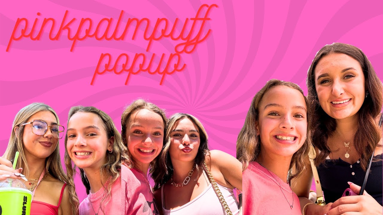 I Went To @PINK PALM PUFF  FiRSt POP-Up