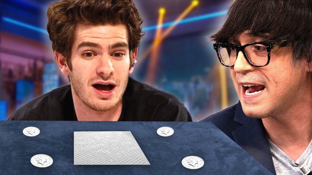 ¡Dejo a Andrew Garfield sin palabras! Teletransporte de monedas mágico