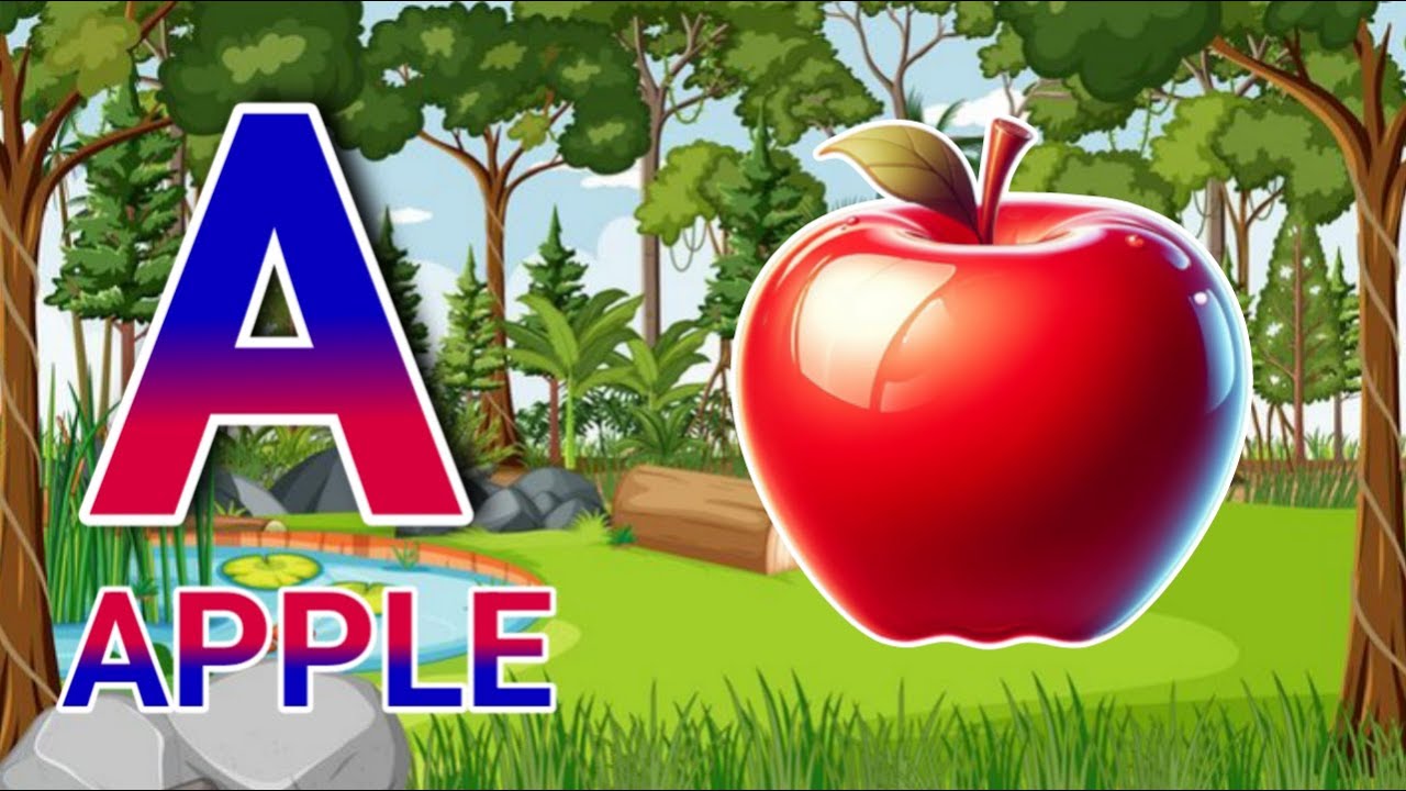 Фонетическая песенка 2 с двумя словами в 3D-формате - A для самолета - Песни про алфавит ABC @Chu...