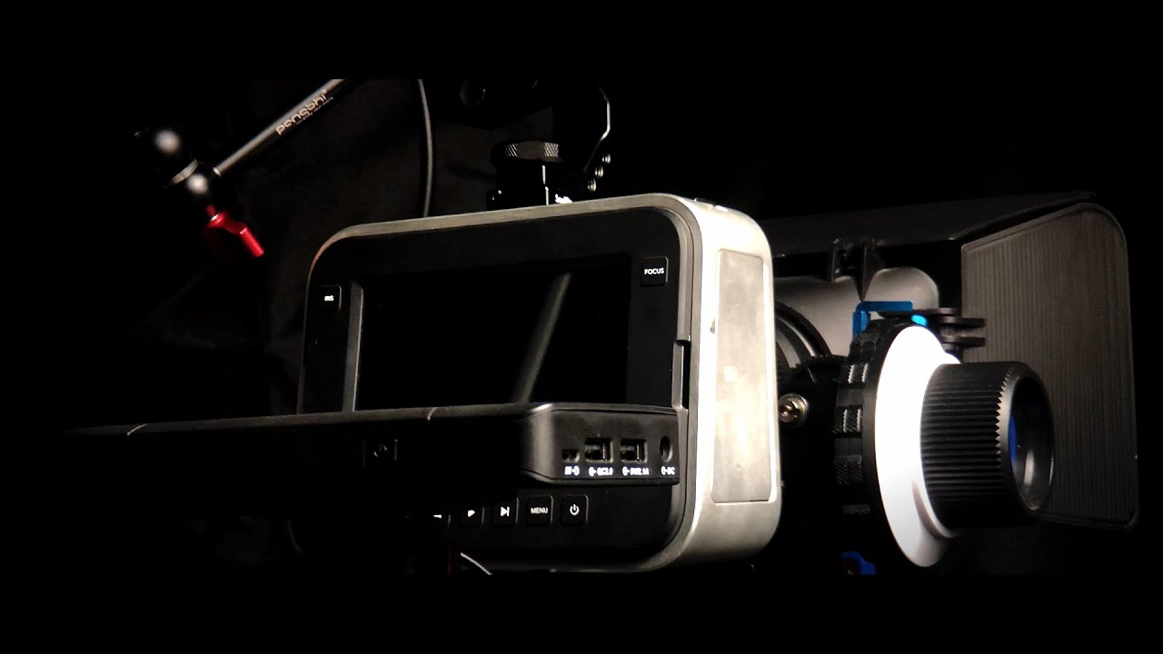 My BlackMagic Cinema Camera 2.5k Camera Set up!