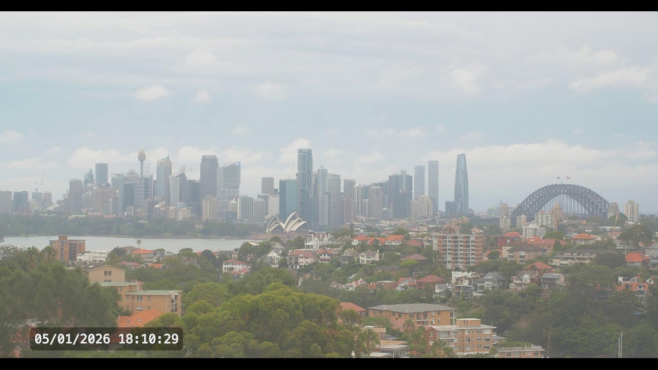 Sydney Australia Live 4K HDR Ultrawide Webcam Stream