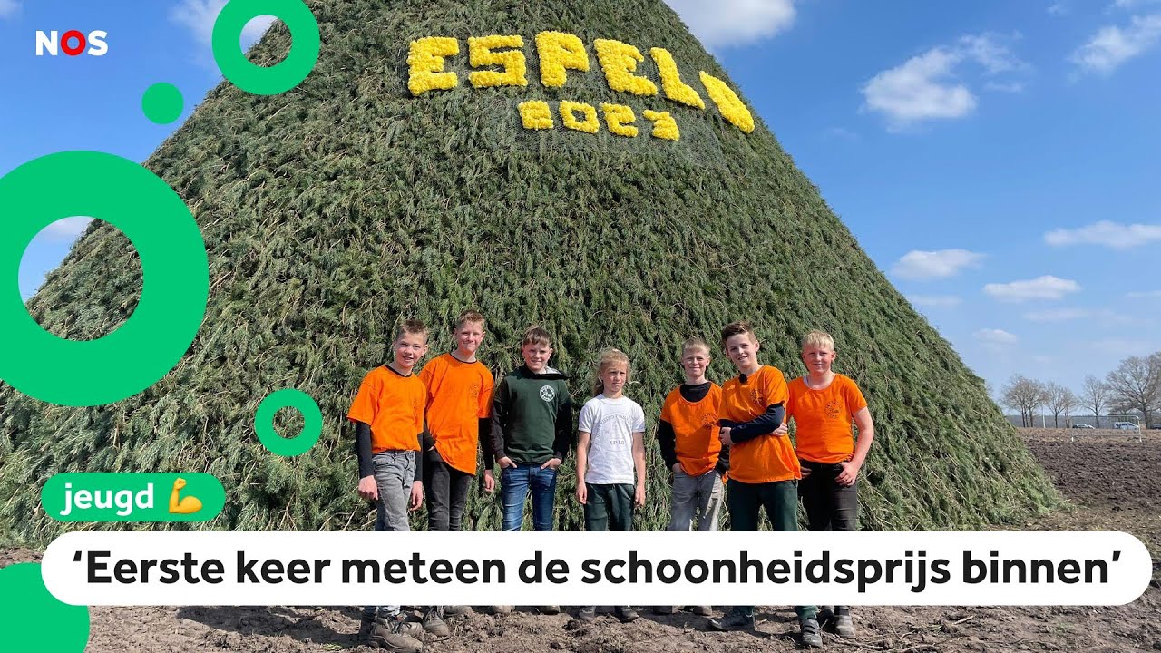 In Espelo steken ze vandaag het mooiste paasvuur aan