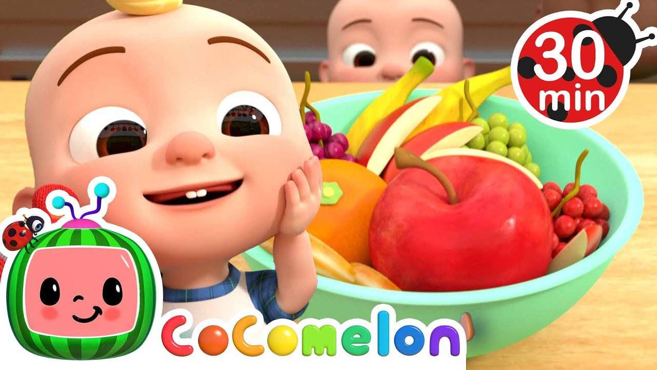 Yes Yes Fruits and Vegetables Song! 🍇🍌🍎🍏| CoComelon Nursery Rhymes | Healthy Habits and Routines