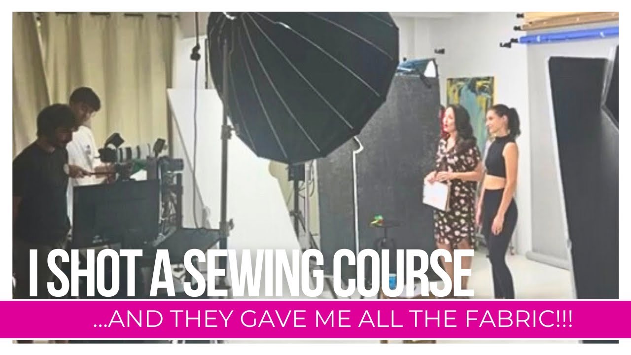 I Shot a Sewing Course in Barcelona!