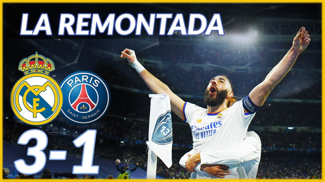 🪑 La REMONTADA del REAL MADRID al PSG de MBAPPÉ (3-1) 👑 Así Gana el Madrid (LA PELÍCULA)