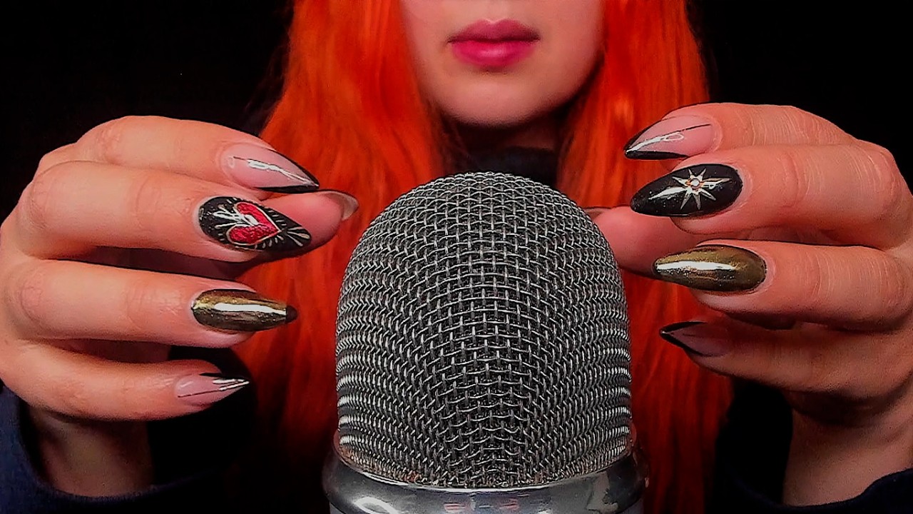 ASMR Tingly Mic Scratching for Relaxation 3 hours