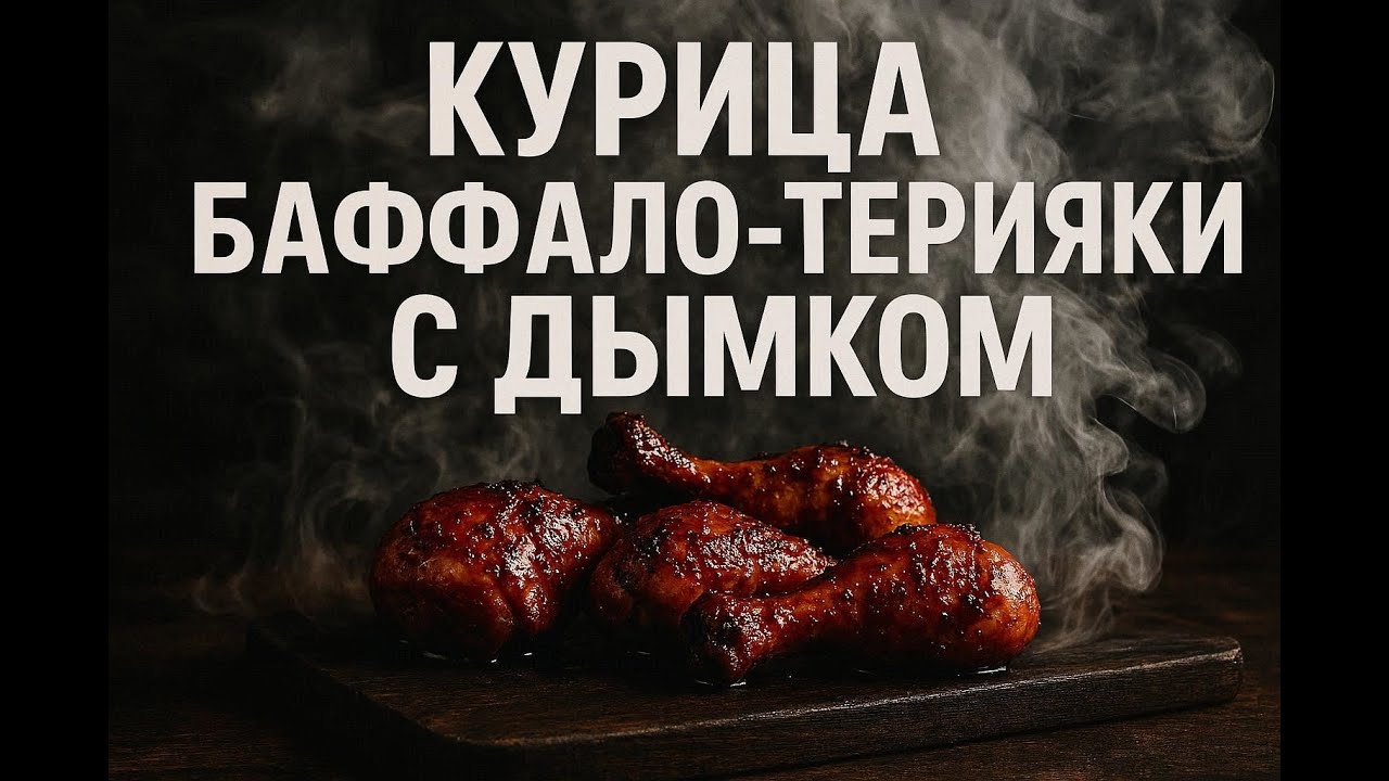 Курица Баффало-Терияки с Дымком. Аэрогриль. Курица в аэрогриле.
