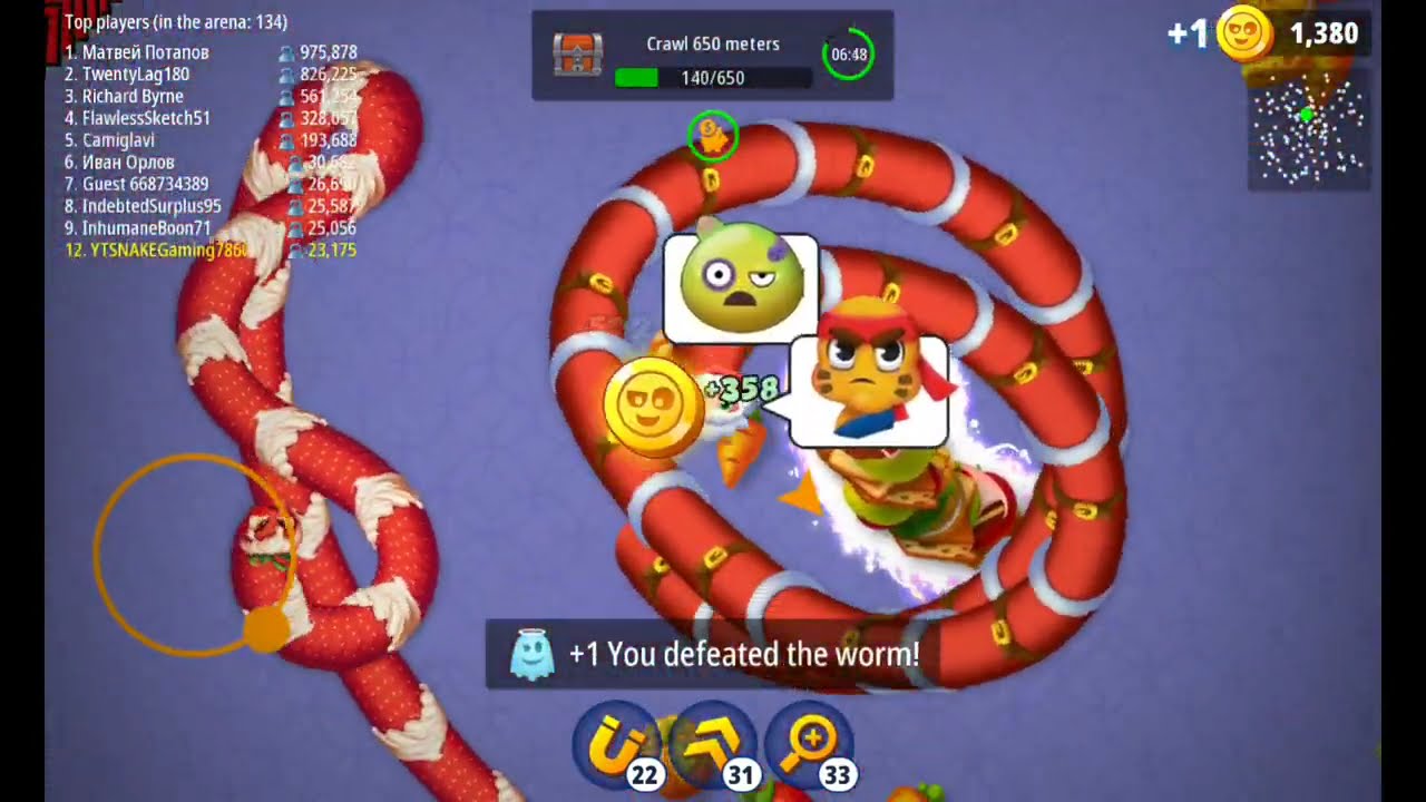 🐍 wormszone.io | Slither Giant Snake.io | Epic wormszone  Game play  2026 | #wormszone#gaming 