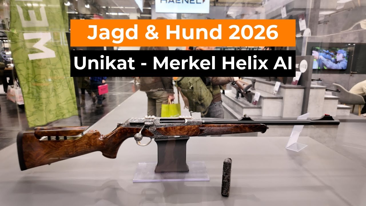 Jagd & Hund 2026: Messe-Highlight - Merkel Helix AI. Ist das die teuerste Repetierb&uuml;chse der Messe?