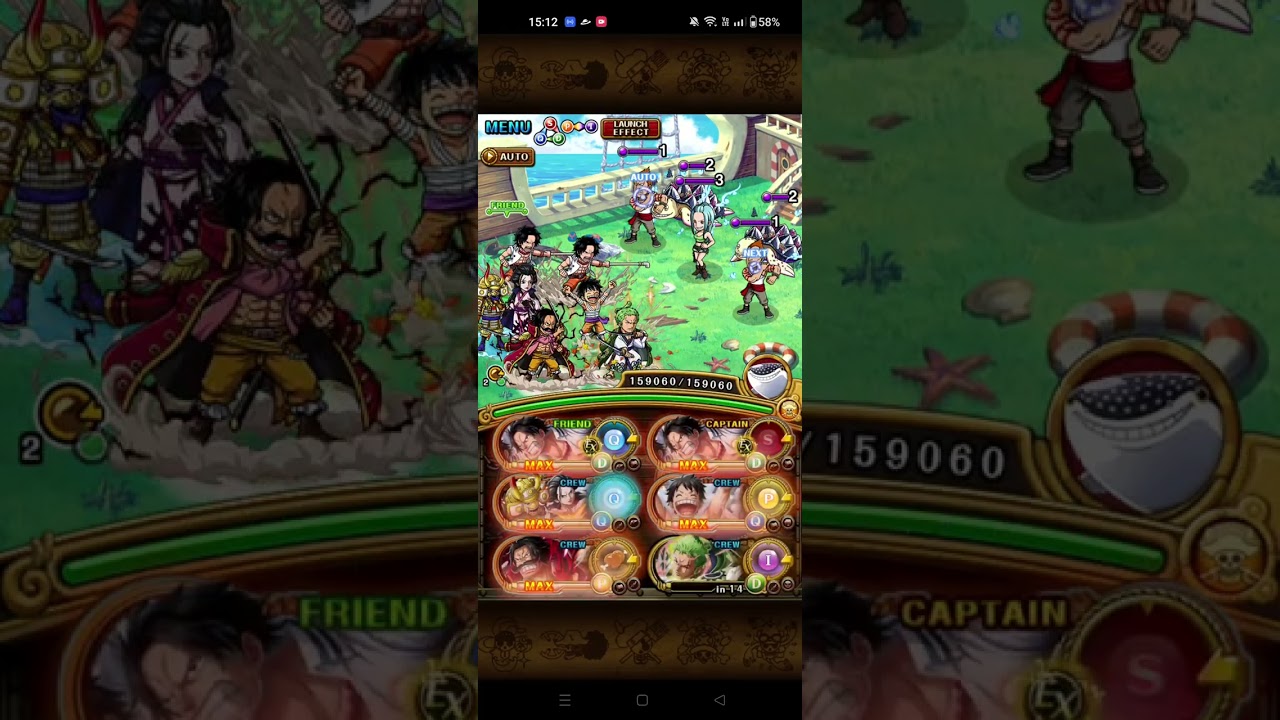 OPTC - Treasure Map vs Bonney (fast teams) | 5+ Luffy TM