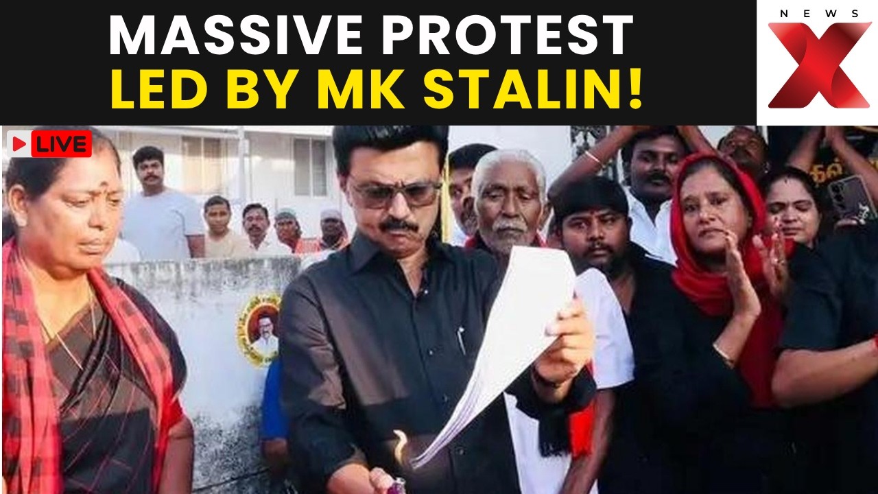 M. K. Stalin Protests LIVE | Stalin leads statewide protest in Tamil Nadu against delimitation move