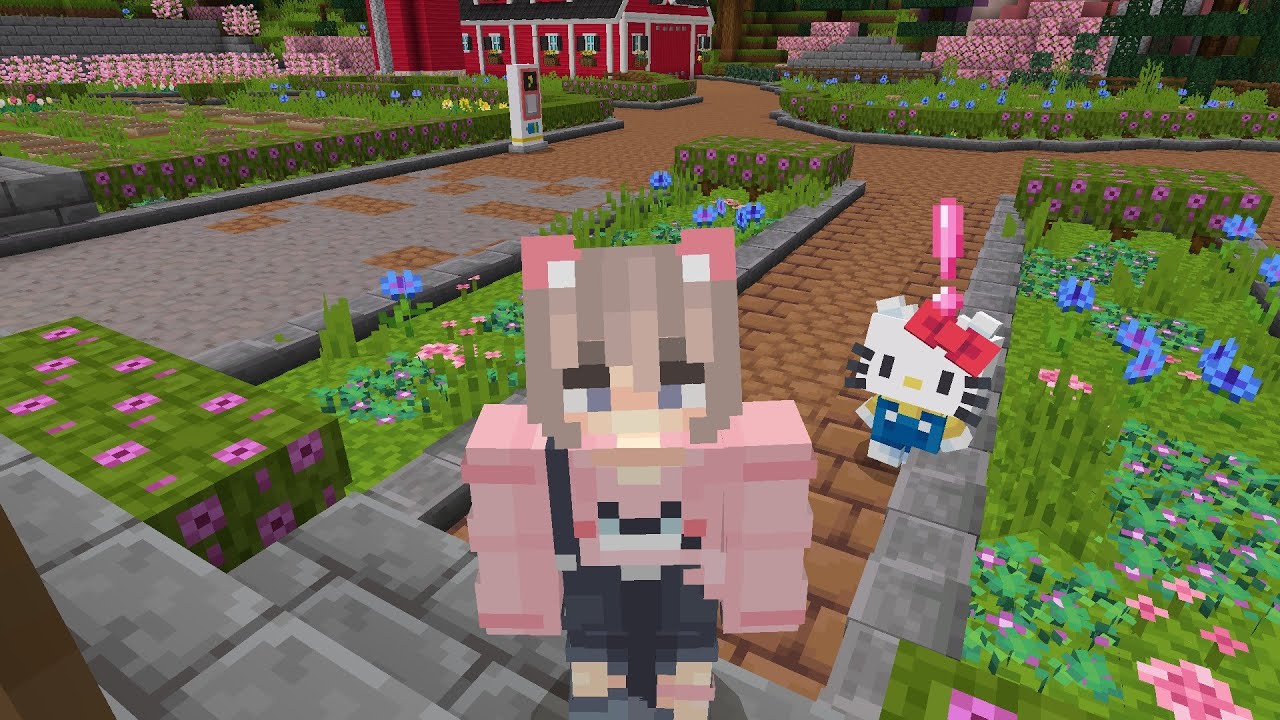 Minecraft HELLO KITTY AND FRIENDS + Actions & Stuff