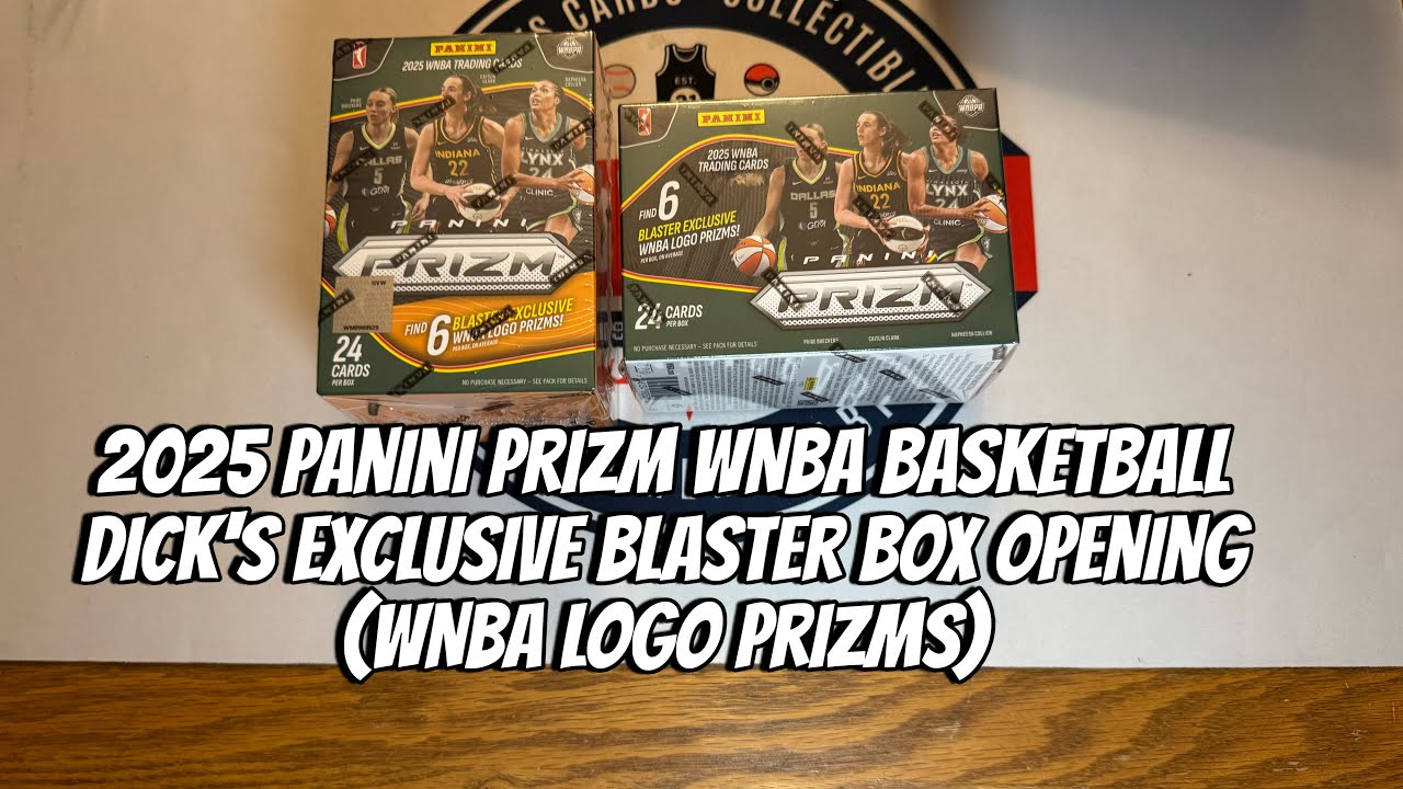 Эксклюзивная коллекционная коробка Panini Prizm WNBA Basketball 2025 от Dick's (с логотипом WNBA)