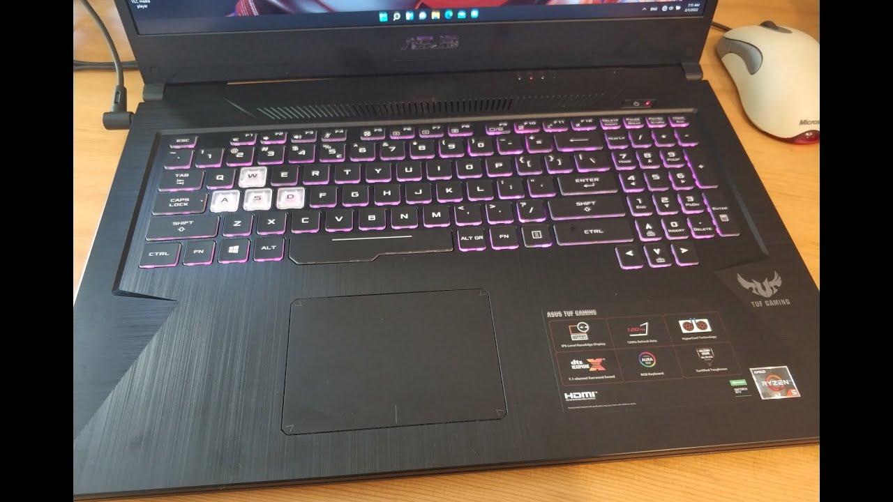 Asus TUF Gaming FX705D - Repair & How to power on laptop without the power button from keyboard