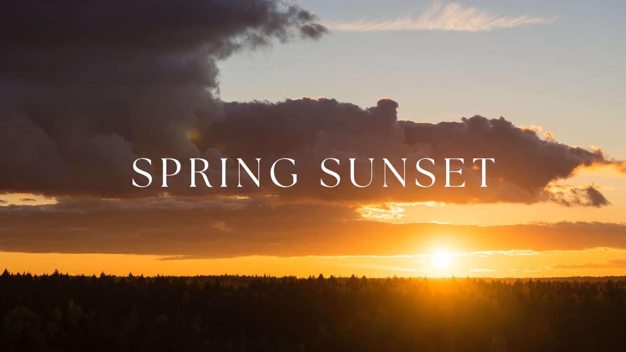 Spring Sunset Guitar Melodies for Relaxation