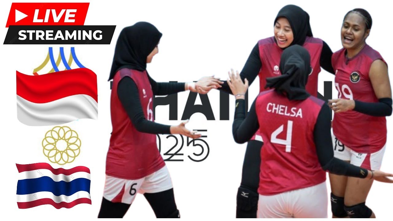 Live Stream Timnas Voli putri Indonesia Vs Filipina Sea Games 2025