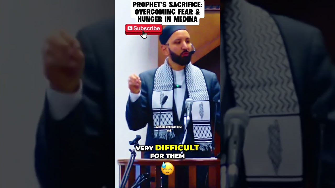 Prophet's Sacrifice: Overcoming Fear & Hunger in Medina #mercyandguidance #dakwahpendek