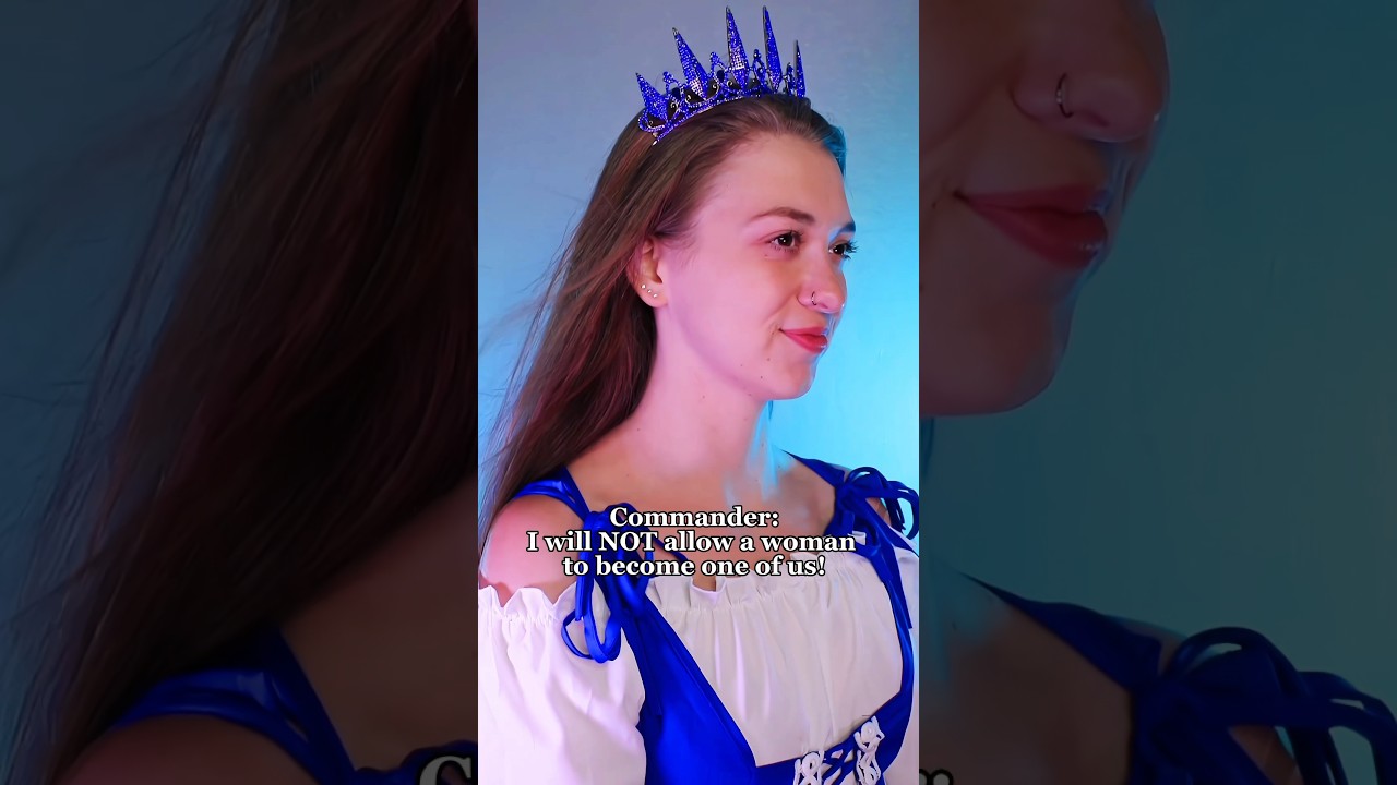 #POV the commanding knight underestimates princess&rsquo;s courage #acting #youtubeshorts #fantasy #shorts