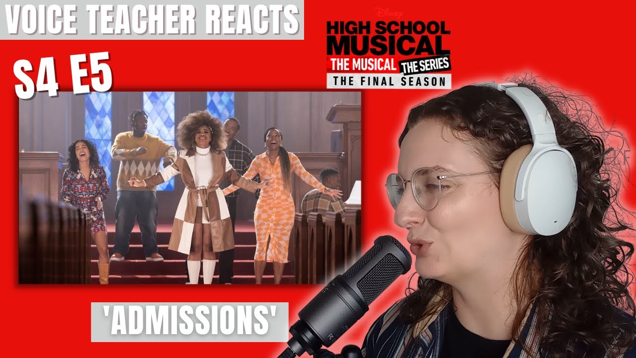 THE DUET I NEEDED 🫶 - Voice Teacher Reacts to HSMTMTS S4E5 "Admissions" - Lili Roussakis