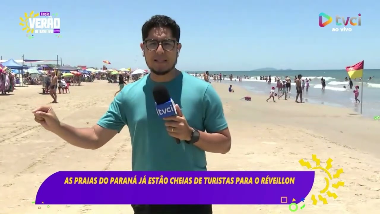 AS PRAIAS DO PARANÁ JÁ ESTÃO CHEIAS DE TURISTAS PARA O RÉVEILLON
