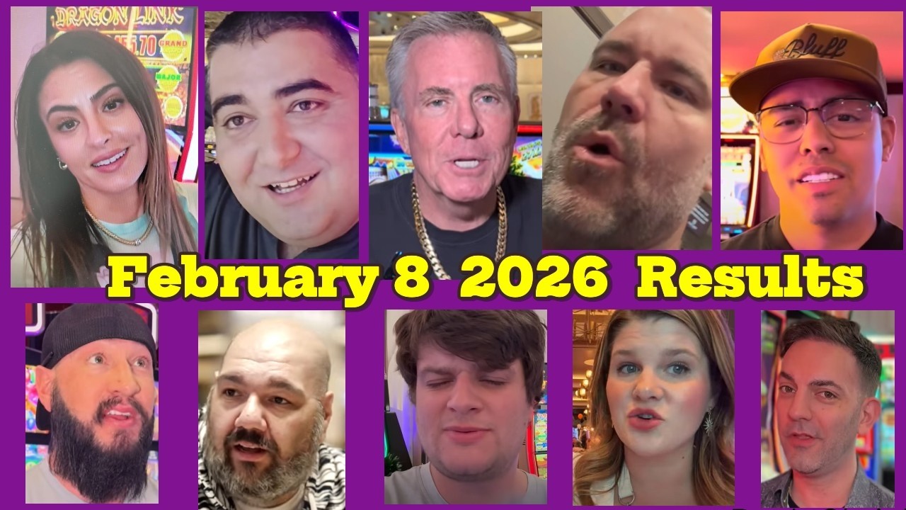 👉 Feb.8 Results | Vegas Matt, Mr.Handpay, NG Slot, BC Slot, Lady Luck, Low roller, Pompsie Slot