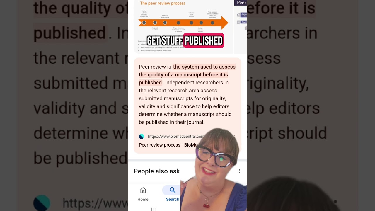 What is peer reviewed research?