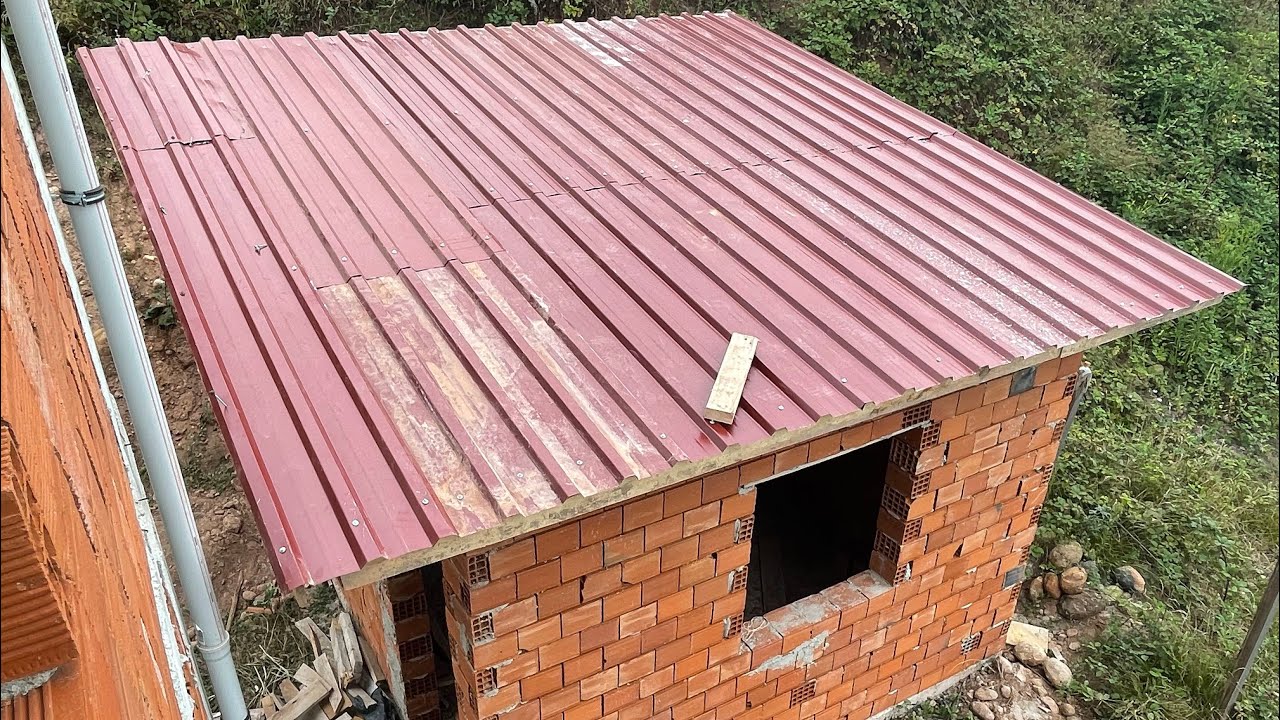 4 Günde Tuğla Kulübe Yaptık 🧱💯 We Built a Brick Shack in Four days. 🛖