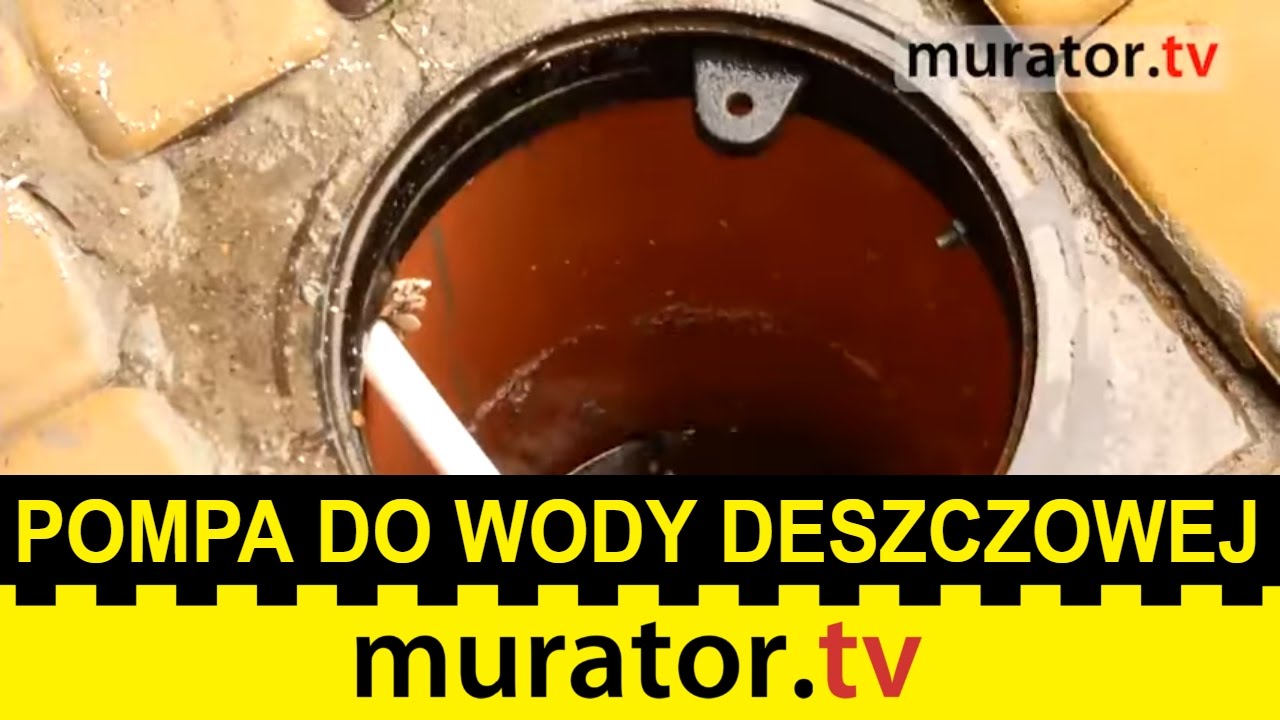 Pompa do wody zanieczyszczonej. Sposób na odprowadzenie deszczówki