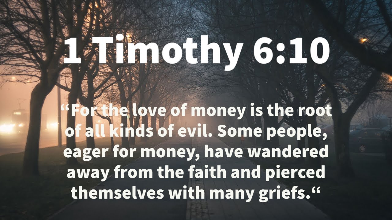 Men Bible Study - 1 Timothy 6:10