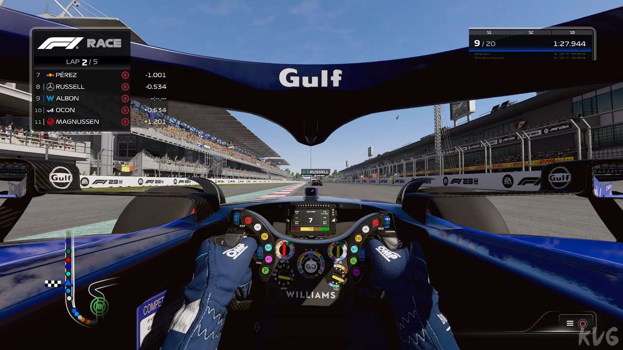F1 23 - Williams Racing FW45 - Cockpit View Gameplay (PS5 UHD) [4K60FPS]