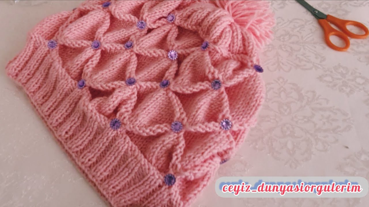 🍓2022 EN BEĞENİLEN BERE,ŞAPKA MODELİ #knitting #keşfet #örgü #crochet #shorts #trend #trending