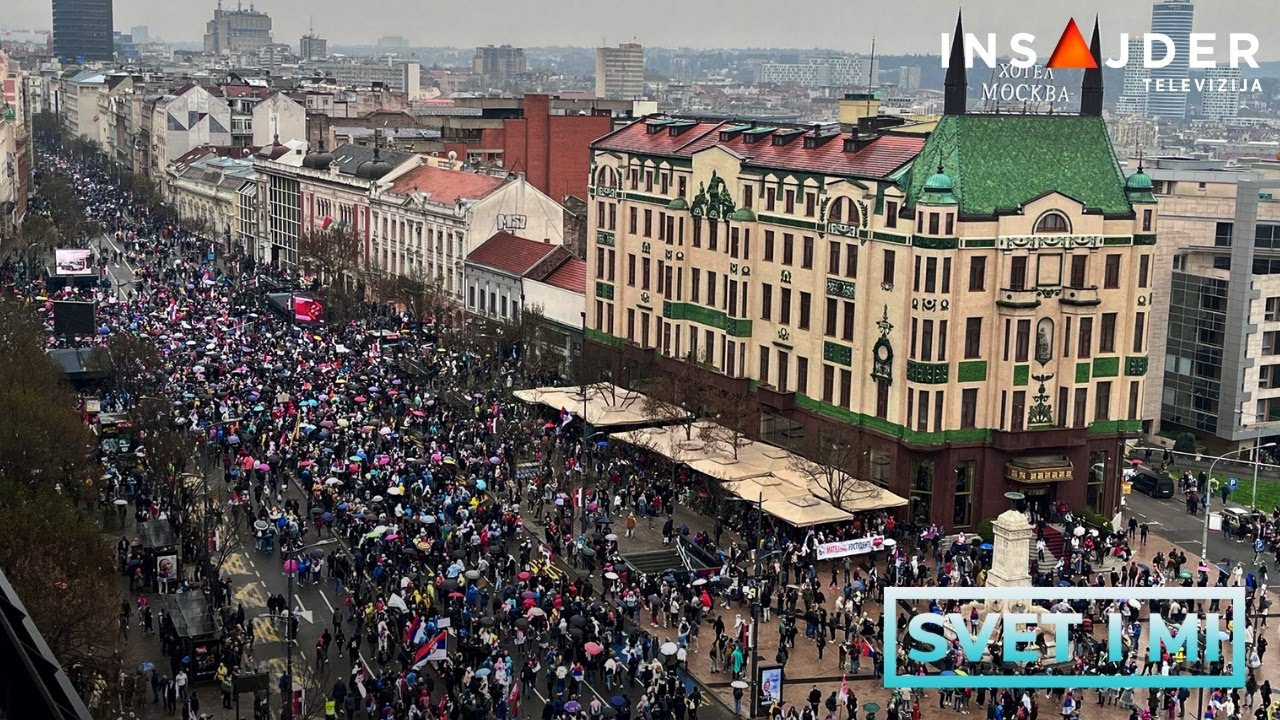 Protest studenata u fokusu svetskih medija, milioni pregleda snimaka sa skupa u Beogradu