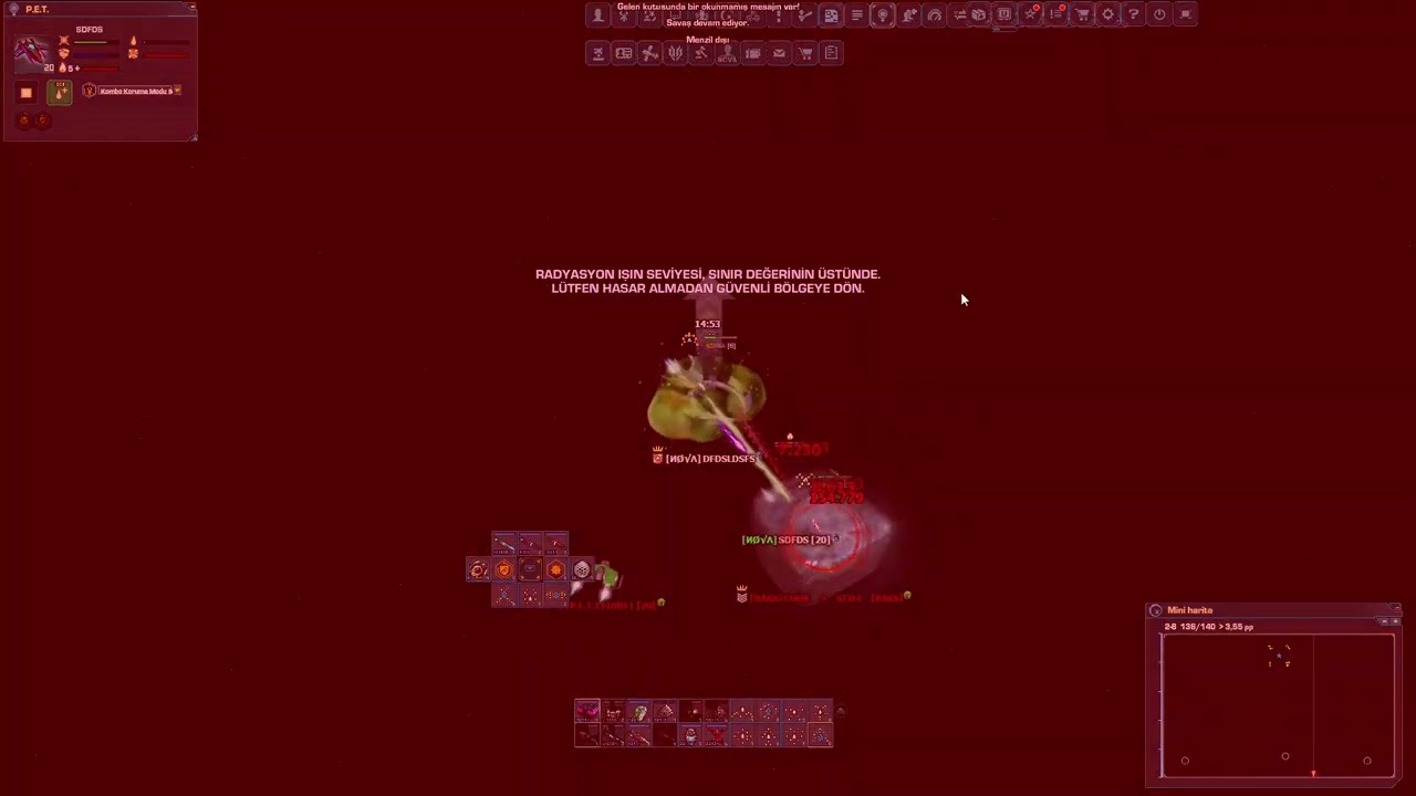 Darkorbit TR4-6 NOVA #ADS VS NEW EKİP HARİTA SAVAŞI