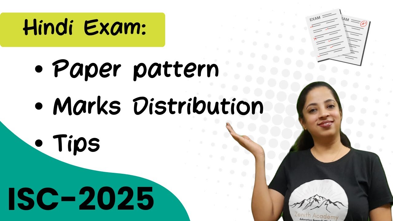 ISC Hindi Exam 2025 | Paper Pattern, Marks Distribution & Expert Tips for High Scores! #ISCHindi