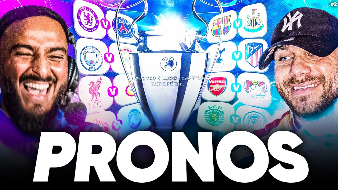 🏆MES PRONOS DES 8EMES DE LDC (FEAT @Loguito)