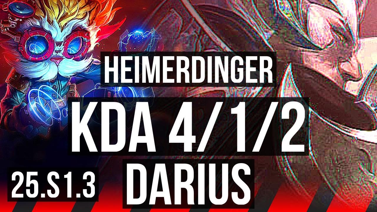 HEIMERDINGER vs DARIUS (TOP) | 4/1/2 | KR Master | 25.S1.3