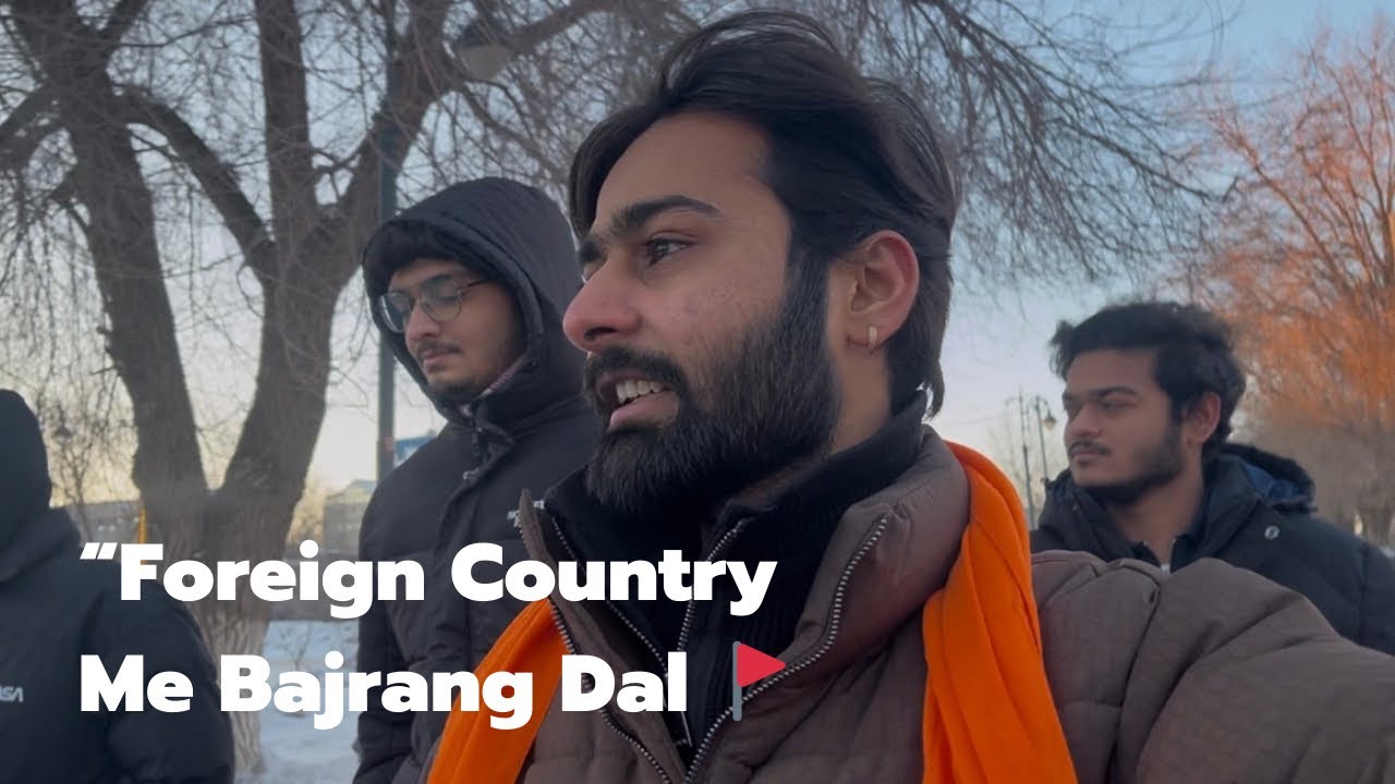 “Foreign Country Me Bajrang Dal 🚩 | 14 Feb Prank in Kazakhstan”