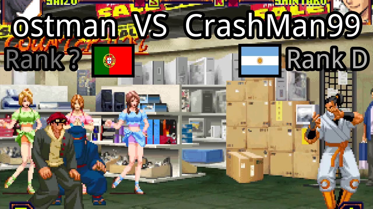 Matrimelee: ostman (PT, Rank ?)  vs CrashMan99 (AR, Rank D)